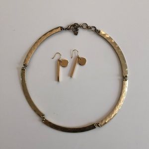 Necklace and earrings